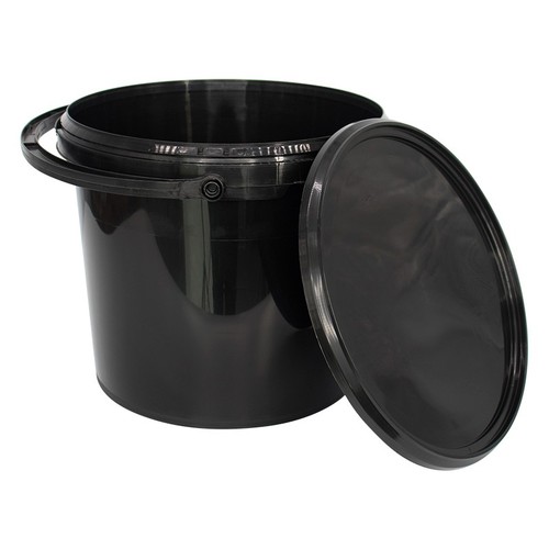 Round bucket with lid - round,