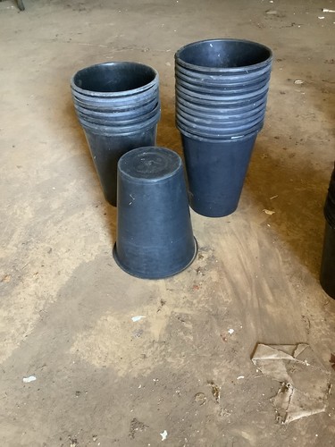 Tall black plastic - tall,