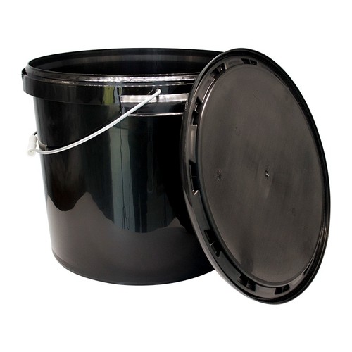 Round bucket with lid 33l - bucket, 5–33l