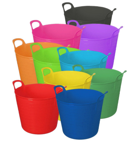 Plastic flexi tub bucket tubs - flexi,