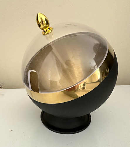 Round metal ice bucket - round,
