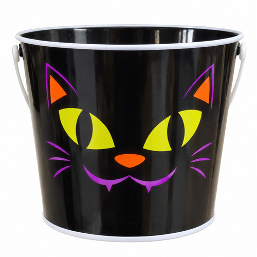 Halloween black cat trick - halloween,