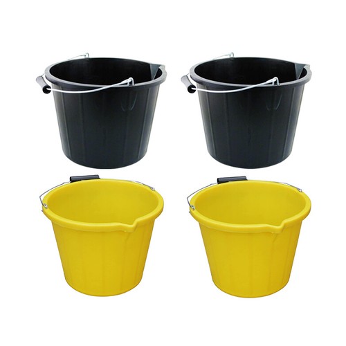 14l builders buckets - 3x, heavy