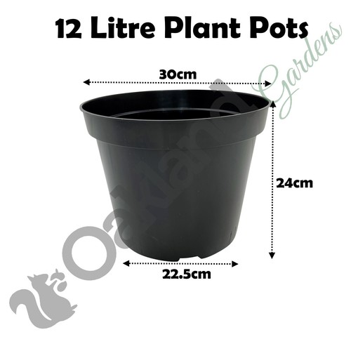 Black plastic plant - plastic, 2