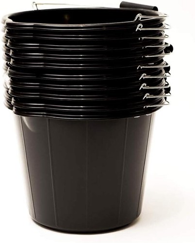 X10 black bucket gallon - black,