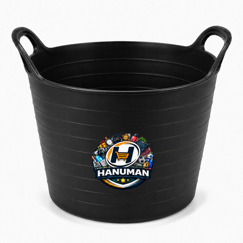 Plastic flexi tub bucket - bucket, tubs